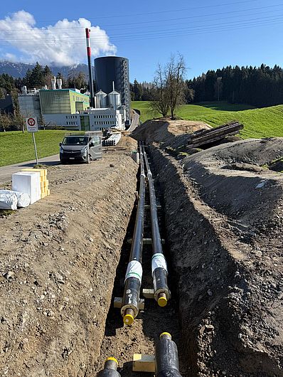 Fernwärmeleitung Haltikon Adligenswil 