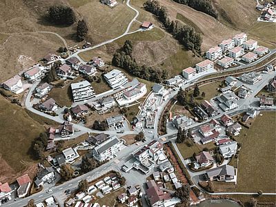 Luftaufnahme Dorf Euthal