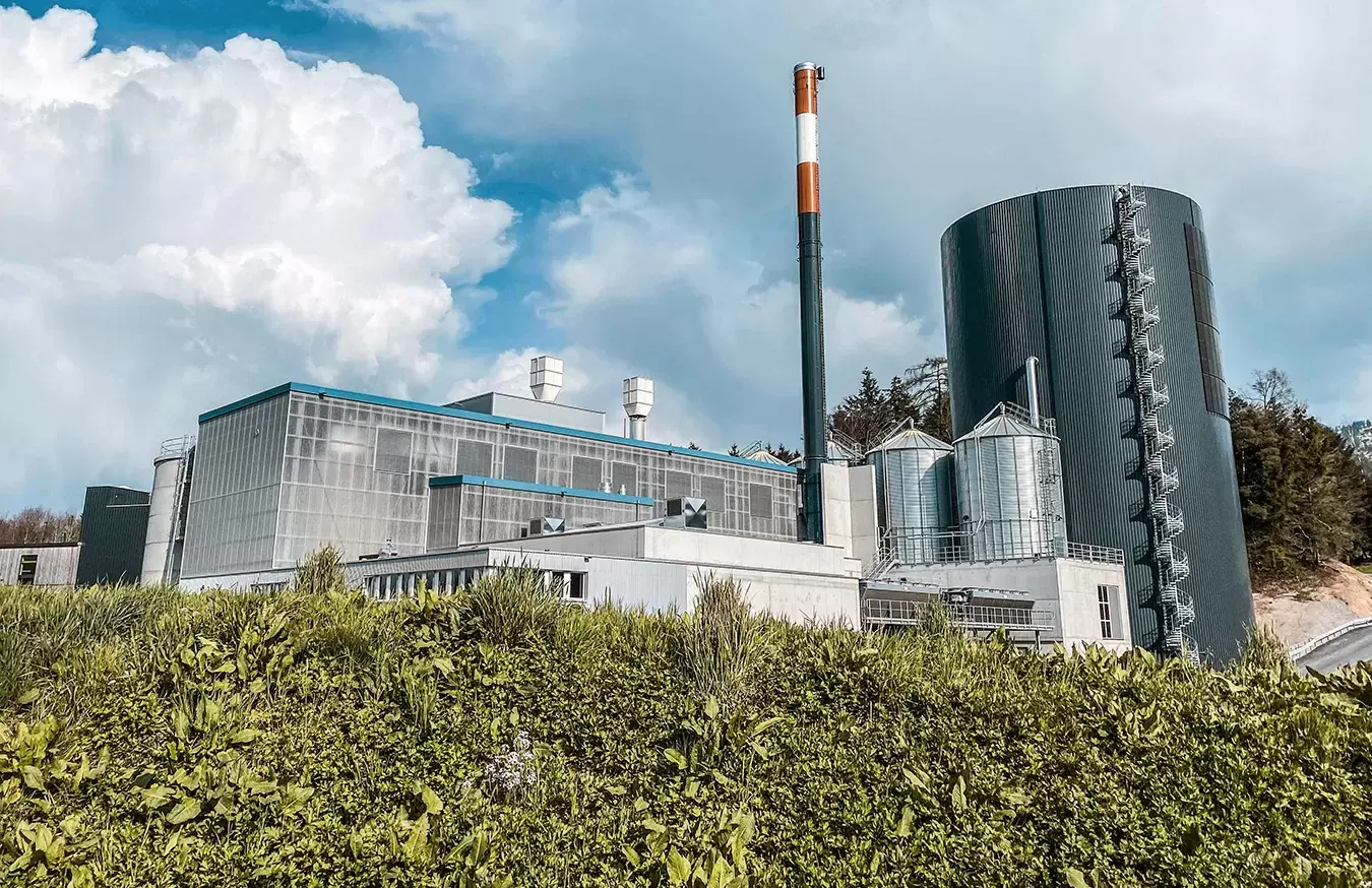 Aussenaufnahme EBL Energiezentrum Rigi 