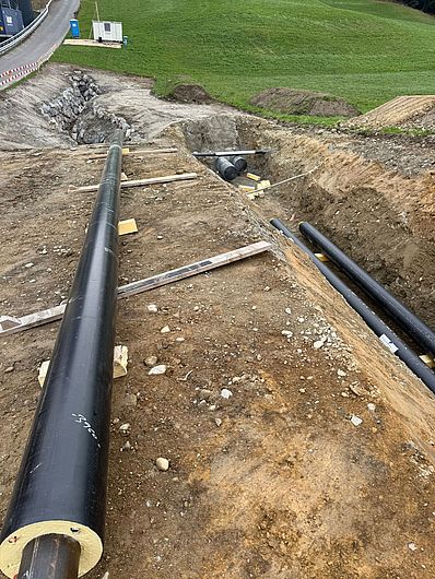 Fernwärmeleitung Haltikon Adligenswil 