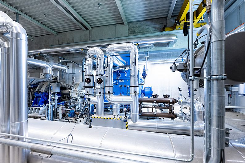 Innenaufnahne Energiezentrale 
