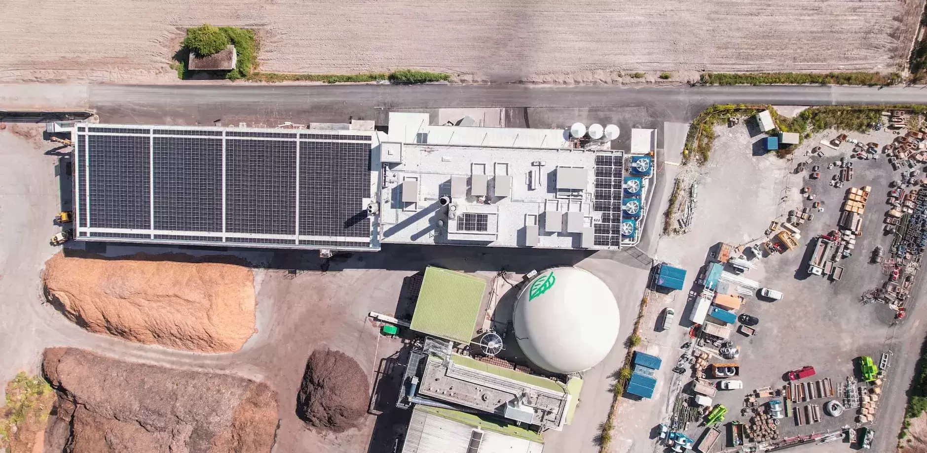 Drohnenaufnahme ecoenergy Valais 