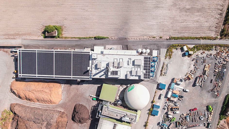 Drohnenaufnahme ecoenergy Valais 