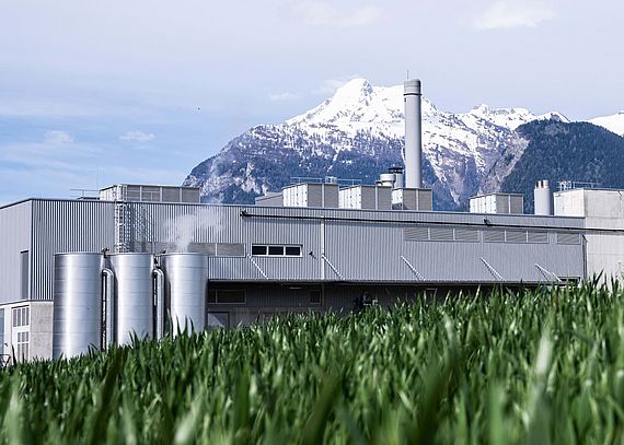 Aussenaufnahme Energiezentrum ecoenergy Valais 