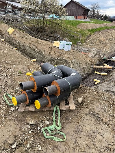 Fernwärmeleitung Haltikon Adligenswil 