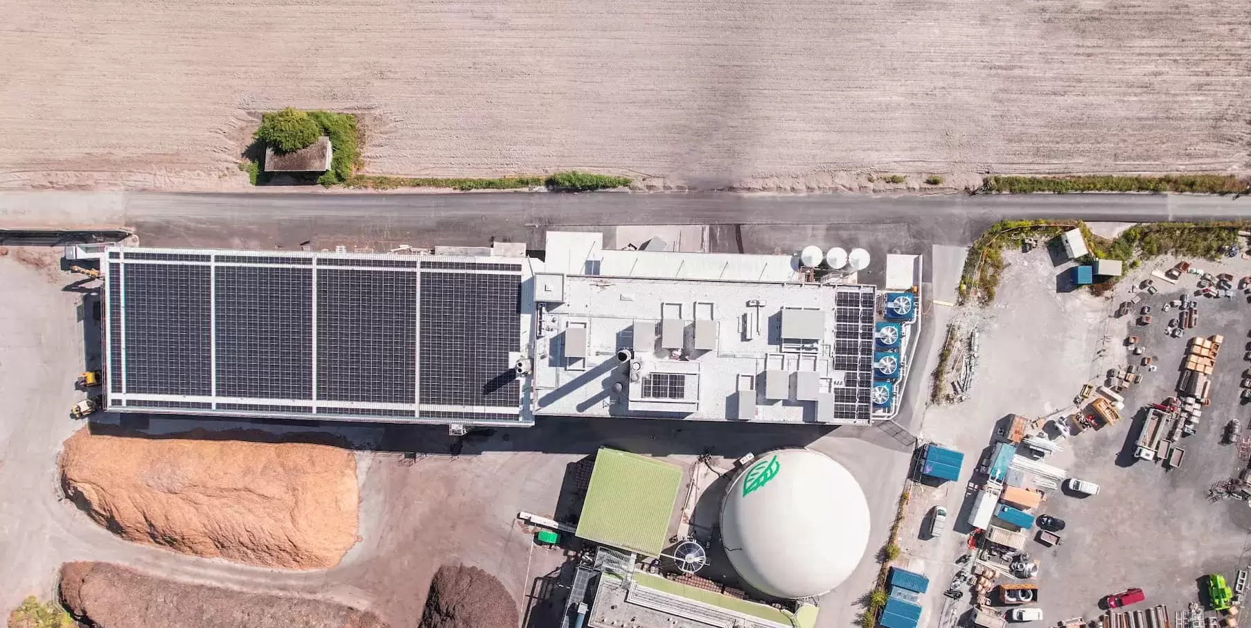 Drohnenaufnahme ecoenergy Valais 