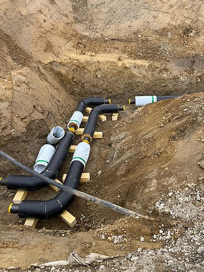 Fernwärmeleitung Haltikon Adligenswil 