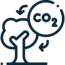 Icon CO2 Einsparnisse