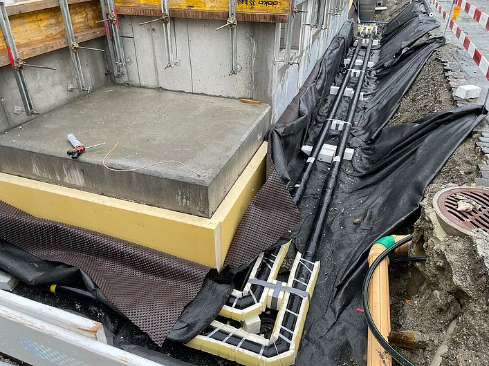 Rohrleitungen Fernwärme Holzenergie Einsiedeln AG