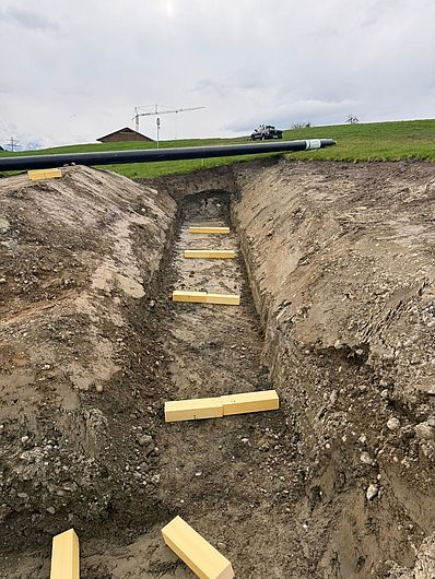 Fernwärmeleitung Haltikon Adligenswil 